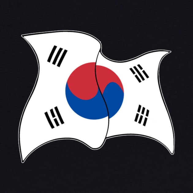 Republic of Korea flag -  sports, flags, and culture inspired designs by STearleArt